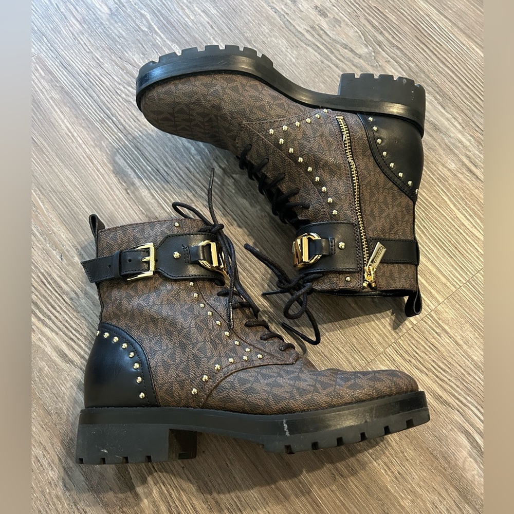 Michael Kors Brown Ankle Boots Womens 7 - Picture 2 of 6